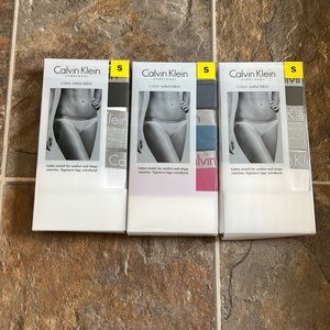 3—3 packs Calvin Klein cotton bikini